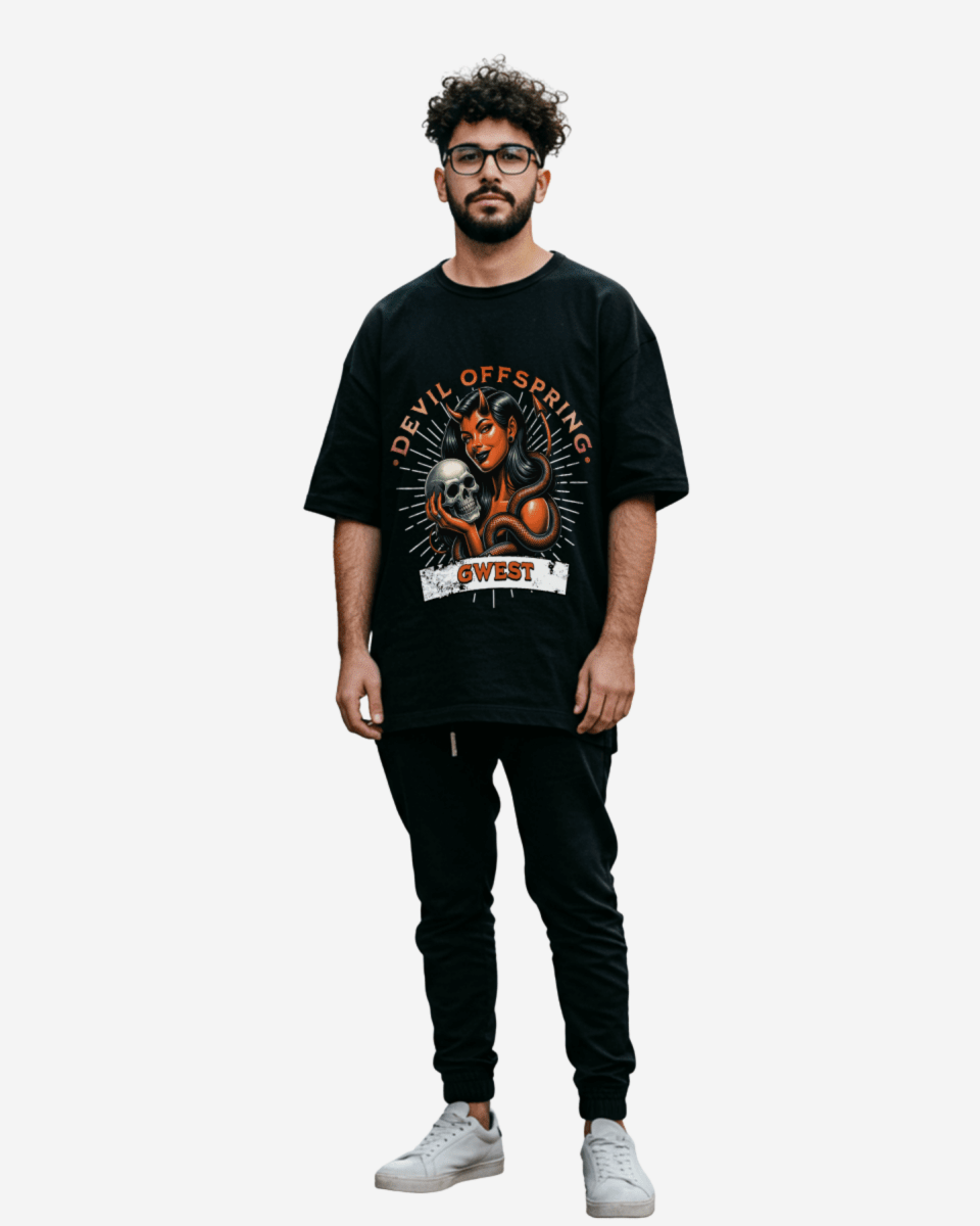G West Devil Offspring Oversized Men&amp;#39;s T-Shirt