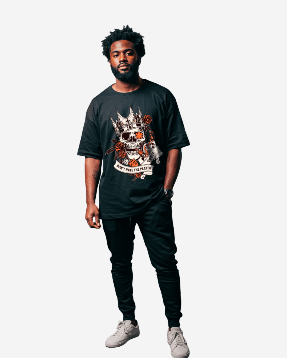 G West Don&amp;#39;t Hate Player Oversized Men&amp;#39;s T-Shirt