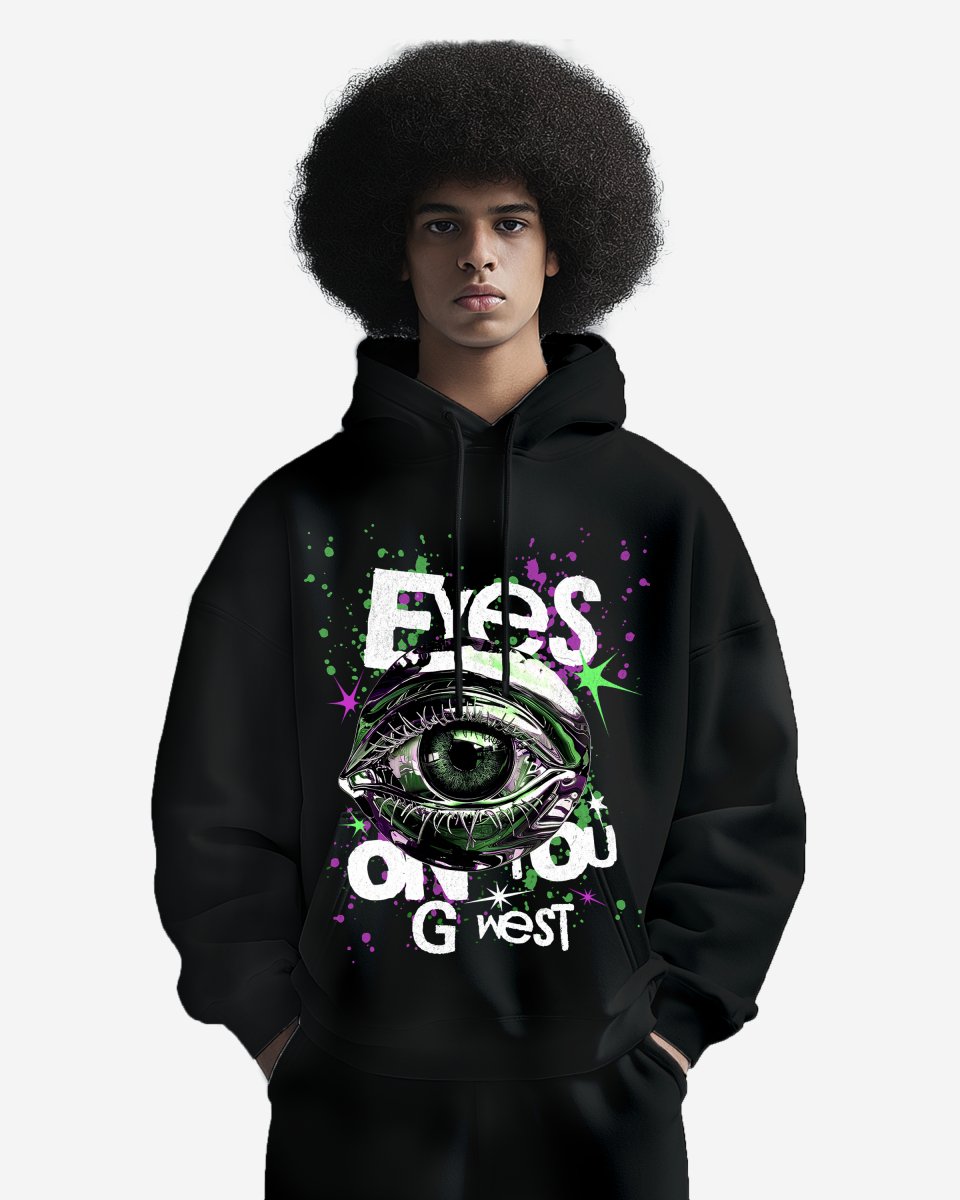 G WEST Eyes On You Oversize Hoodie