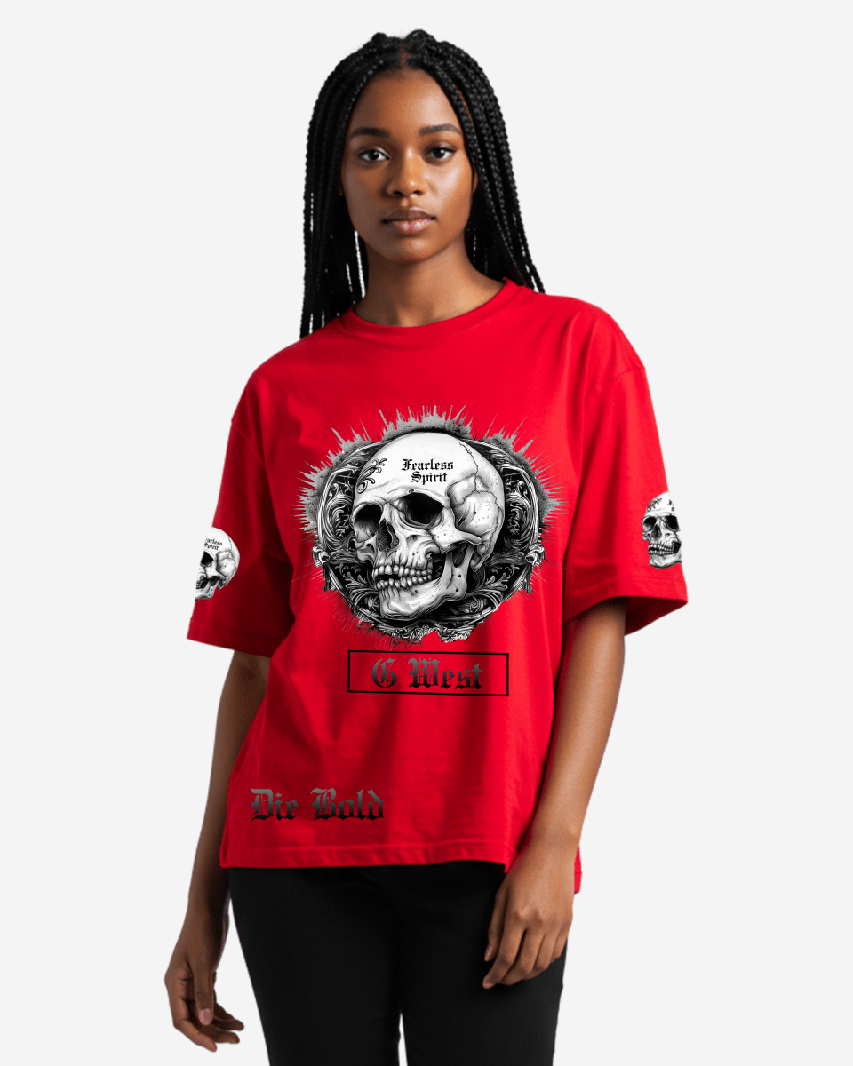 G West Womens Fearless Spirit Oversized Tee