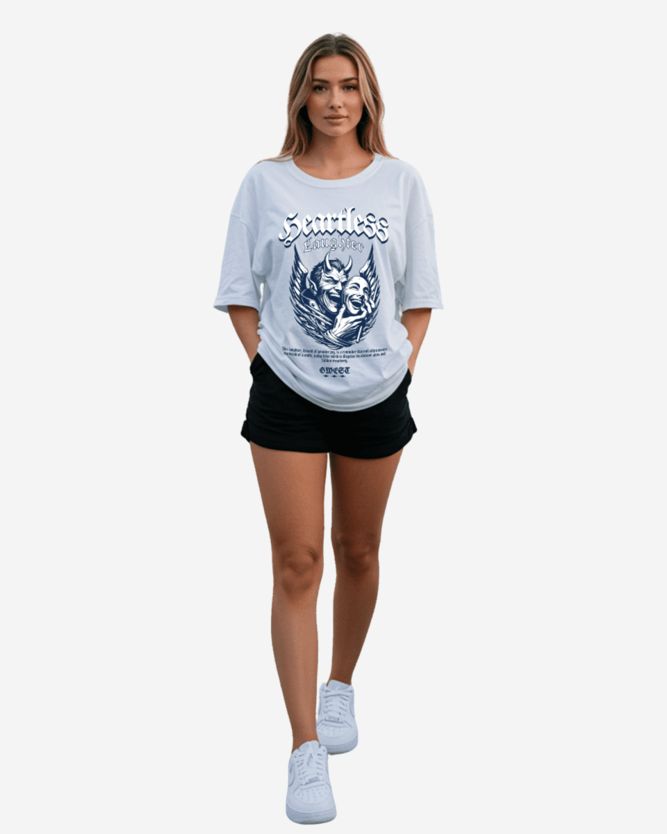 G West Heartless Laughter Oversized Women&amp;#39;s T-Shirt