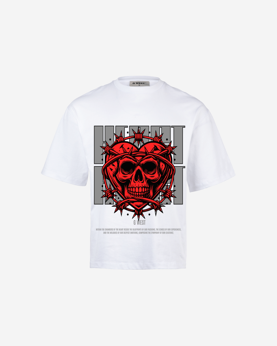G-WEST HEARTWIRED OVERSIZED TEE