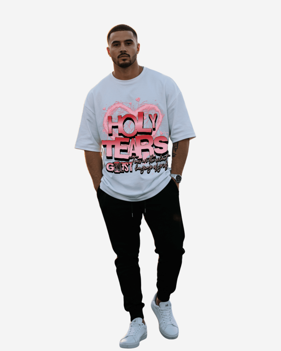 G West Holy Tears Oversized Men&amp;#39;s T-Shirt