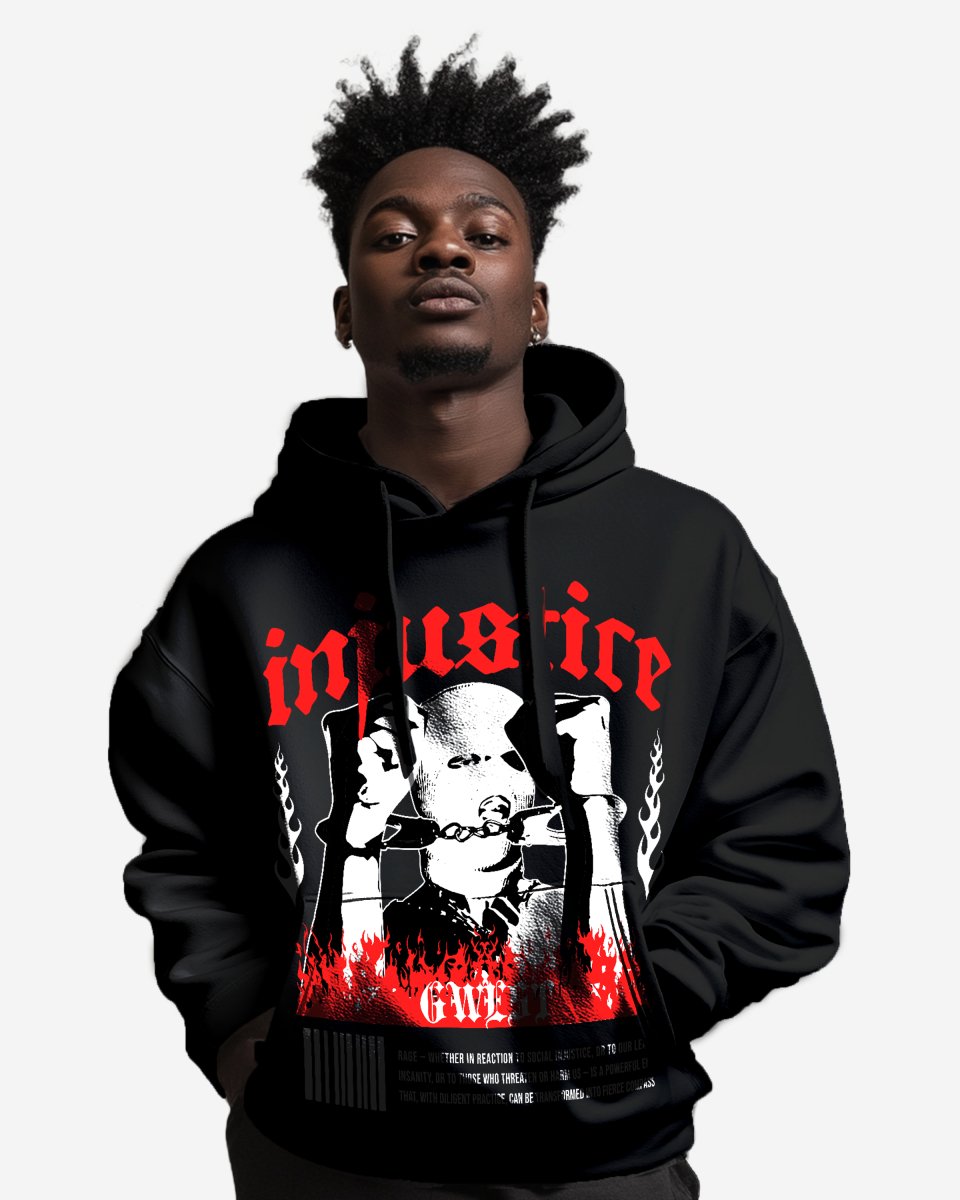 G West Mens Injustice Oversize Hoodie