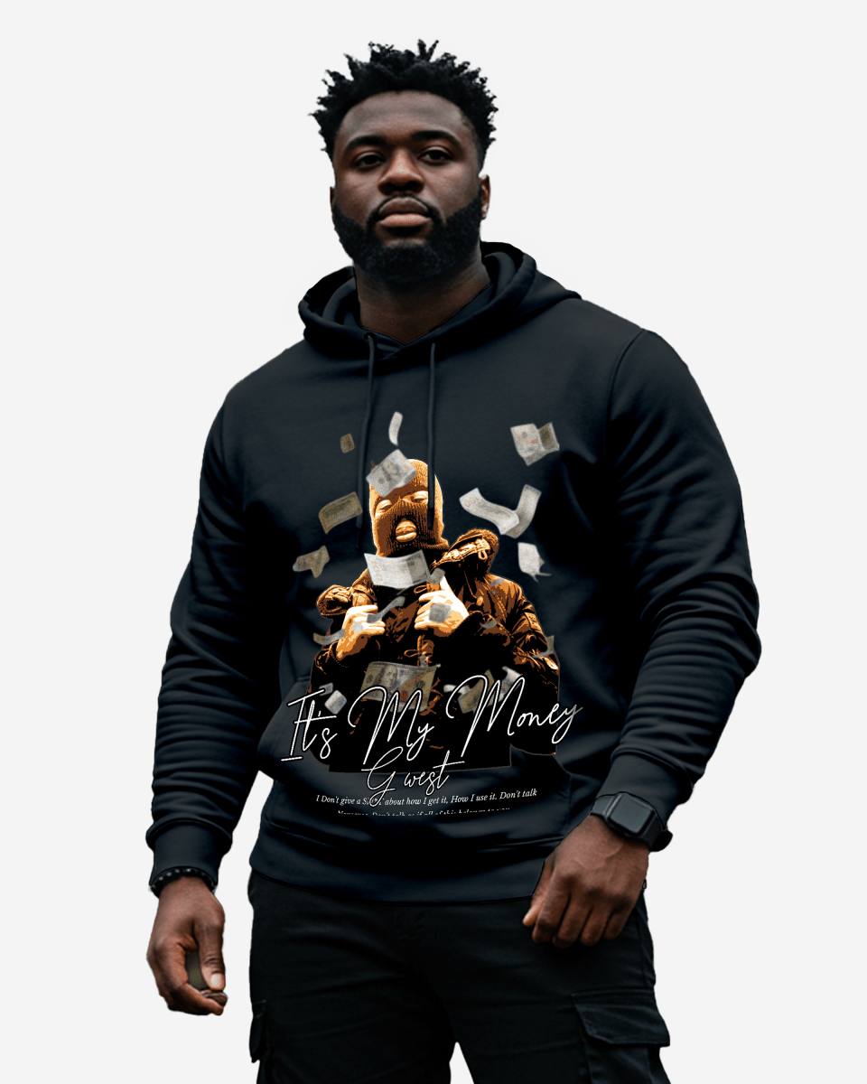G West Its My Money Hoodie Big and Tall