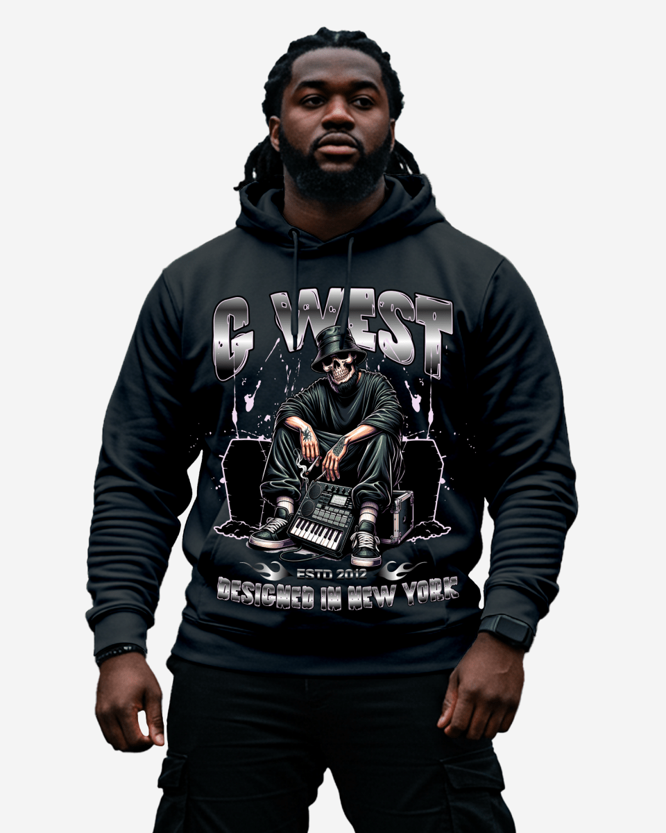 G West Jamming With The Dead Hoodie Big and Tall