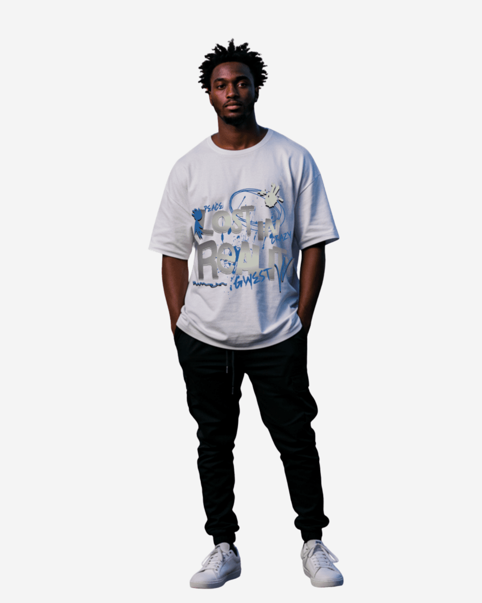 G West Lost In Reality Oversized Men&amp;#39;s T-Shirt