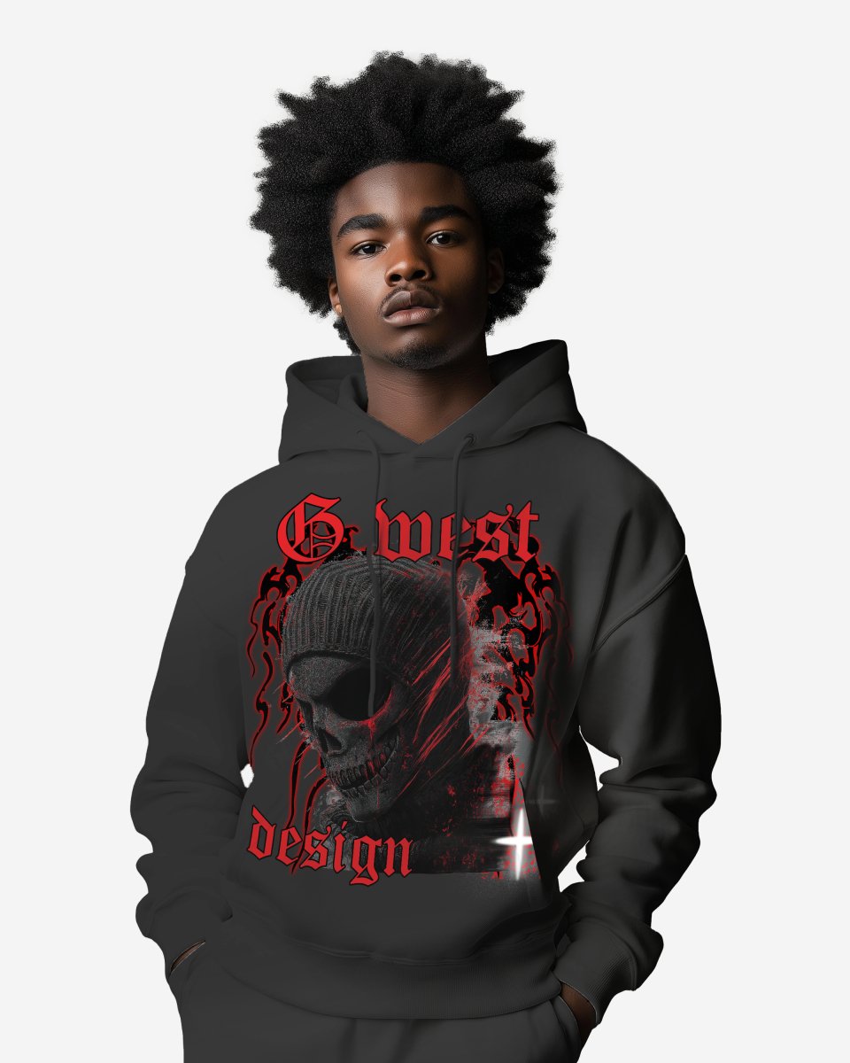 G West Mens Mask 3.0 Oversize Hoodie