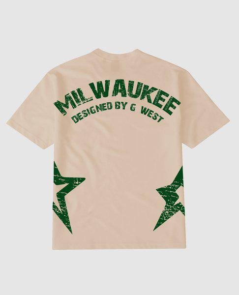 G West Mens Oversized Milwaukee T-Shirt