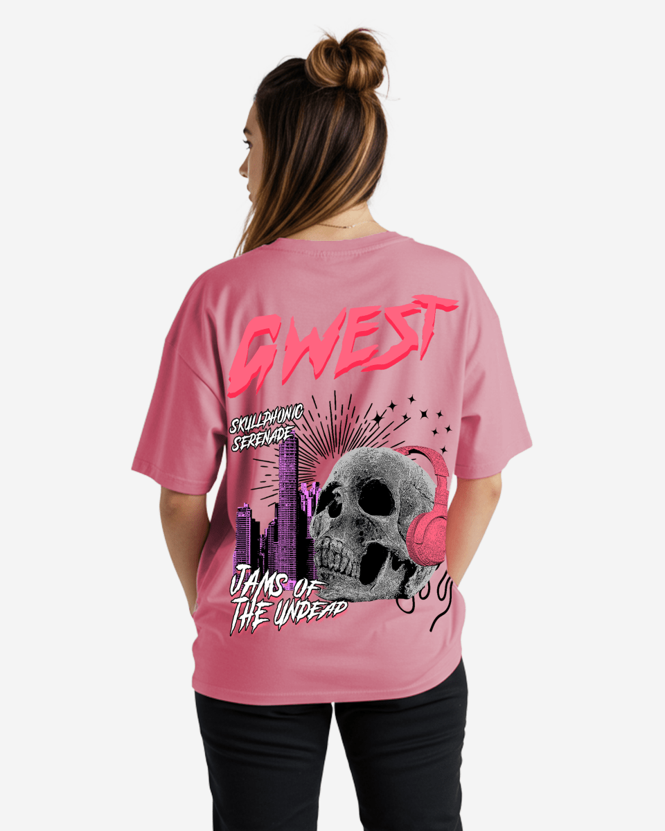 G West Womens Oversized Jams Of The Undead Tee