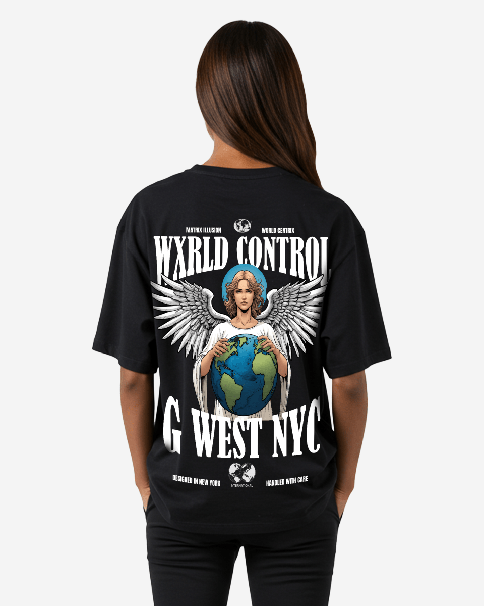 G West Womens Oversized World T-Shirt