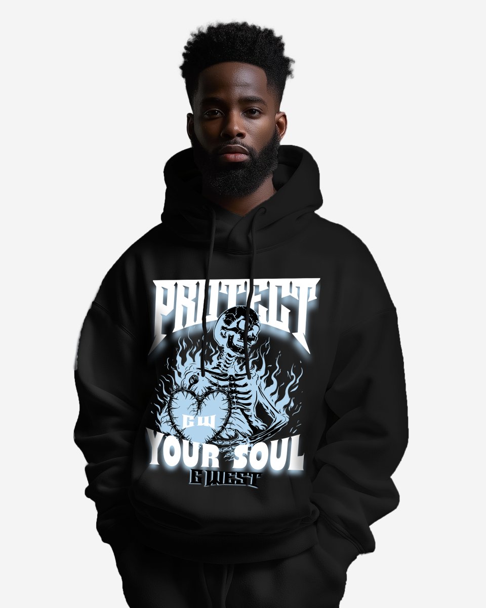 G West Protect Your Soul Oversize Hoodie