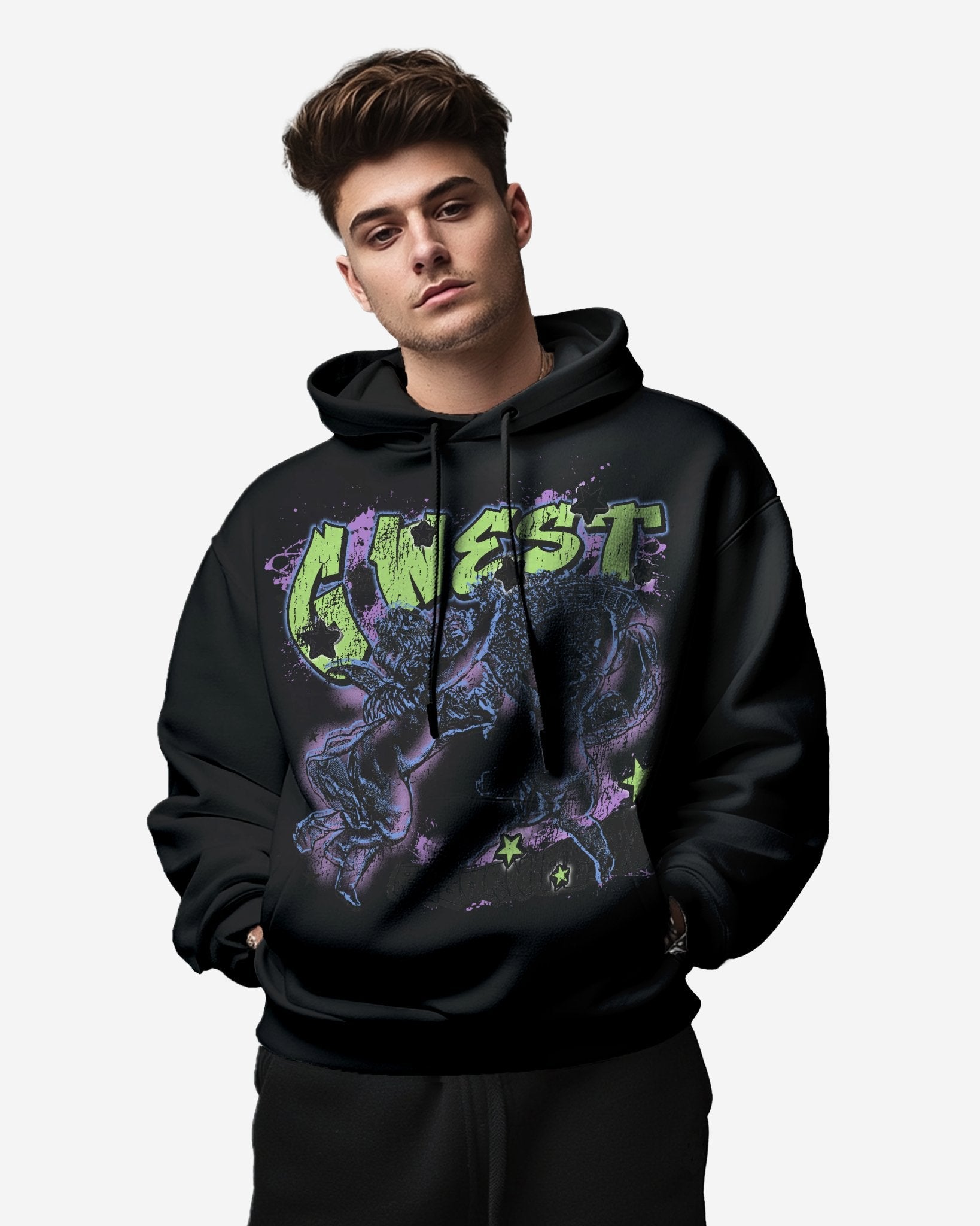 G West Mens Reborn Oversize Hoodie