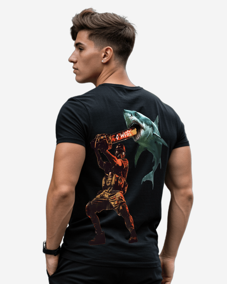 G West Mens Regular Fit Big Catch T Shirt