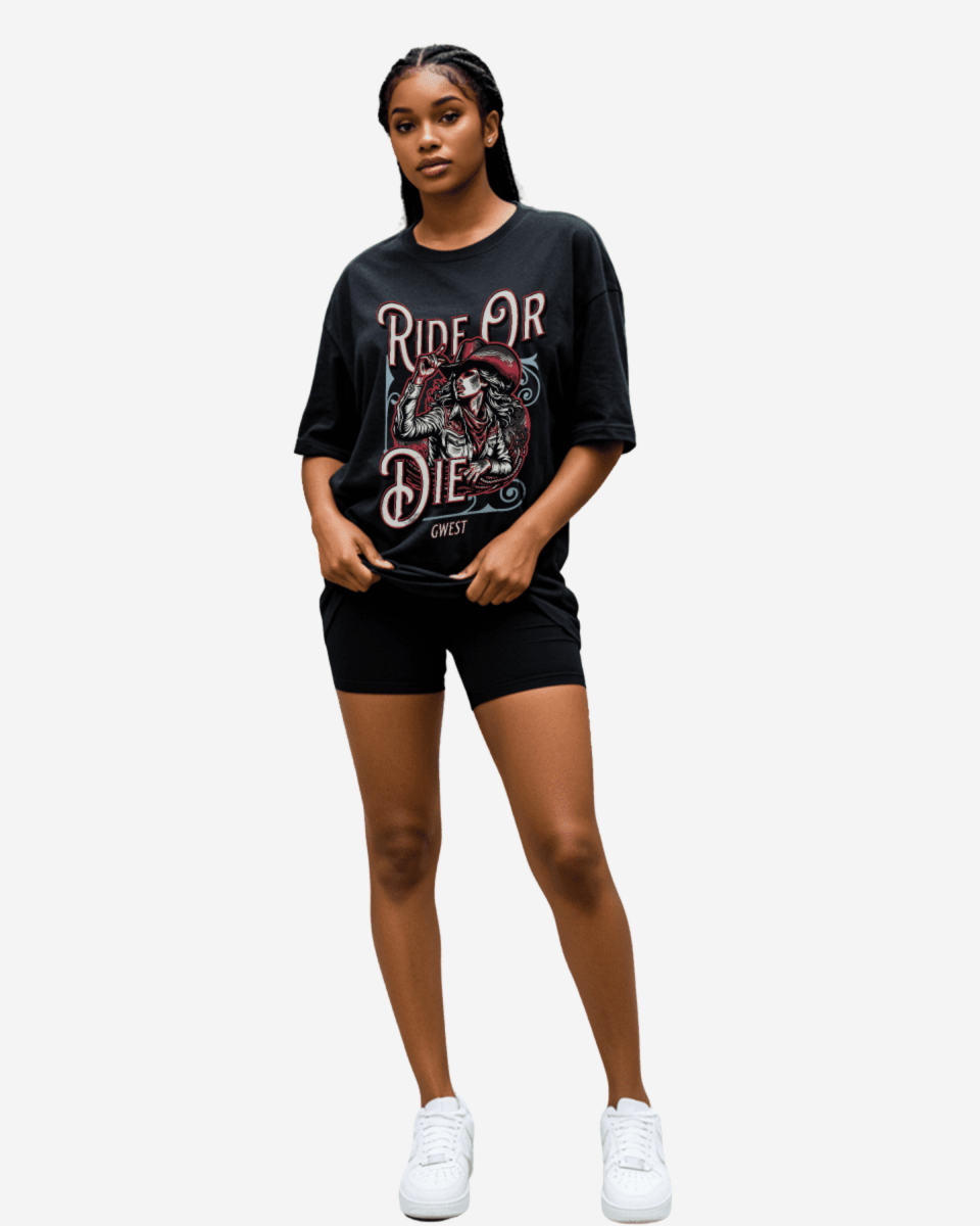 G West Ride Or Die Oversized Women&amp;#39;s T-Shirt