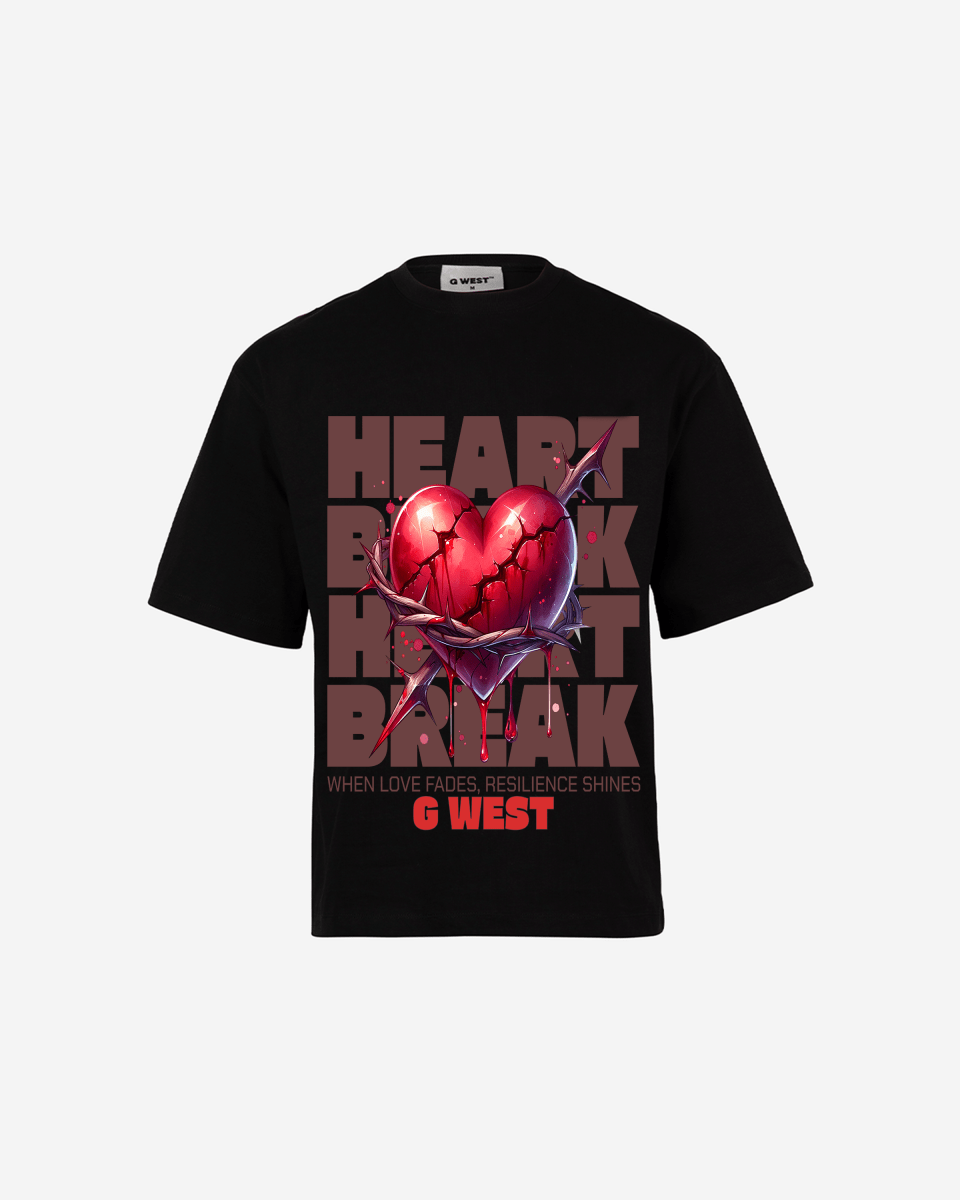 G-WEST SHATTERED LOVE OVERSIZED TEE