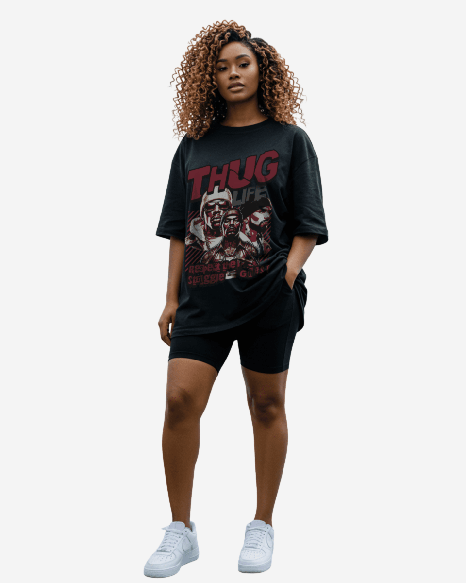 G West Thug Life Oversized Women&amp;#39;s T-Shirt