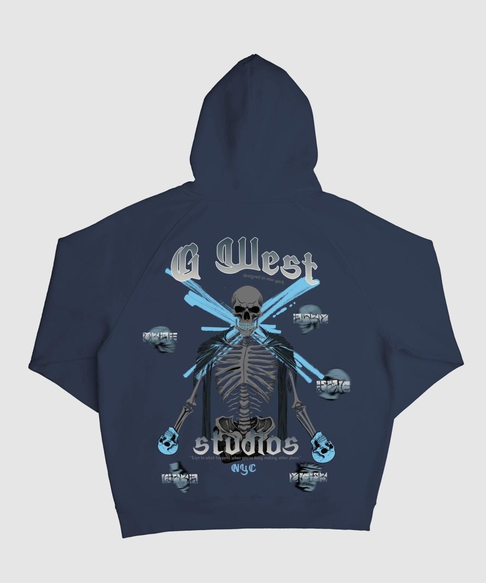 G West Unc Skull Hoodie