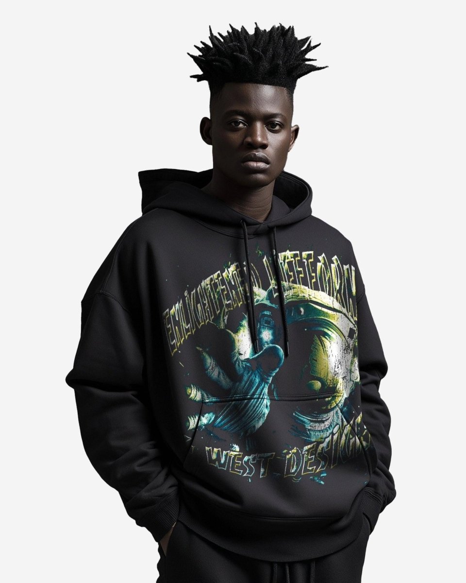 G West Mens Univese Oversized Hoodie
