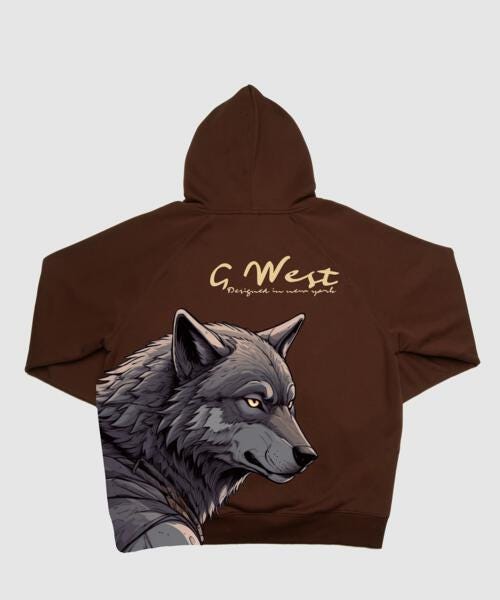 G West Wolf Hoodie