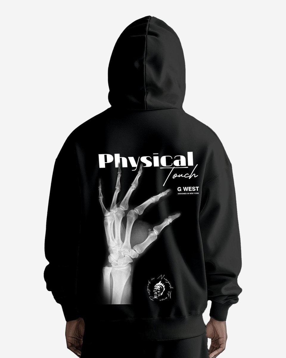 G West Mens Xray Heavy Premium Oversized Hoodie