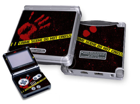 CRIME SCENE - NINTENDO GAMEBOY ADVANCE SP SKIN
