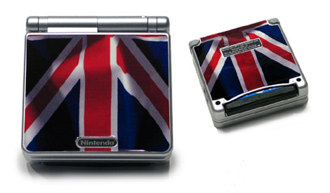 Union Jack - Nintendo GameBoy Advance SP Skin