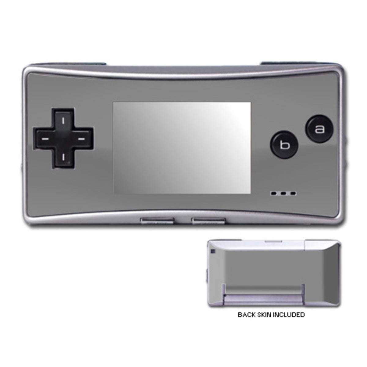 SOLID STATE GREY - NINTENDO GAMEBOY MICRO SKIN