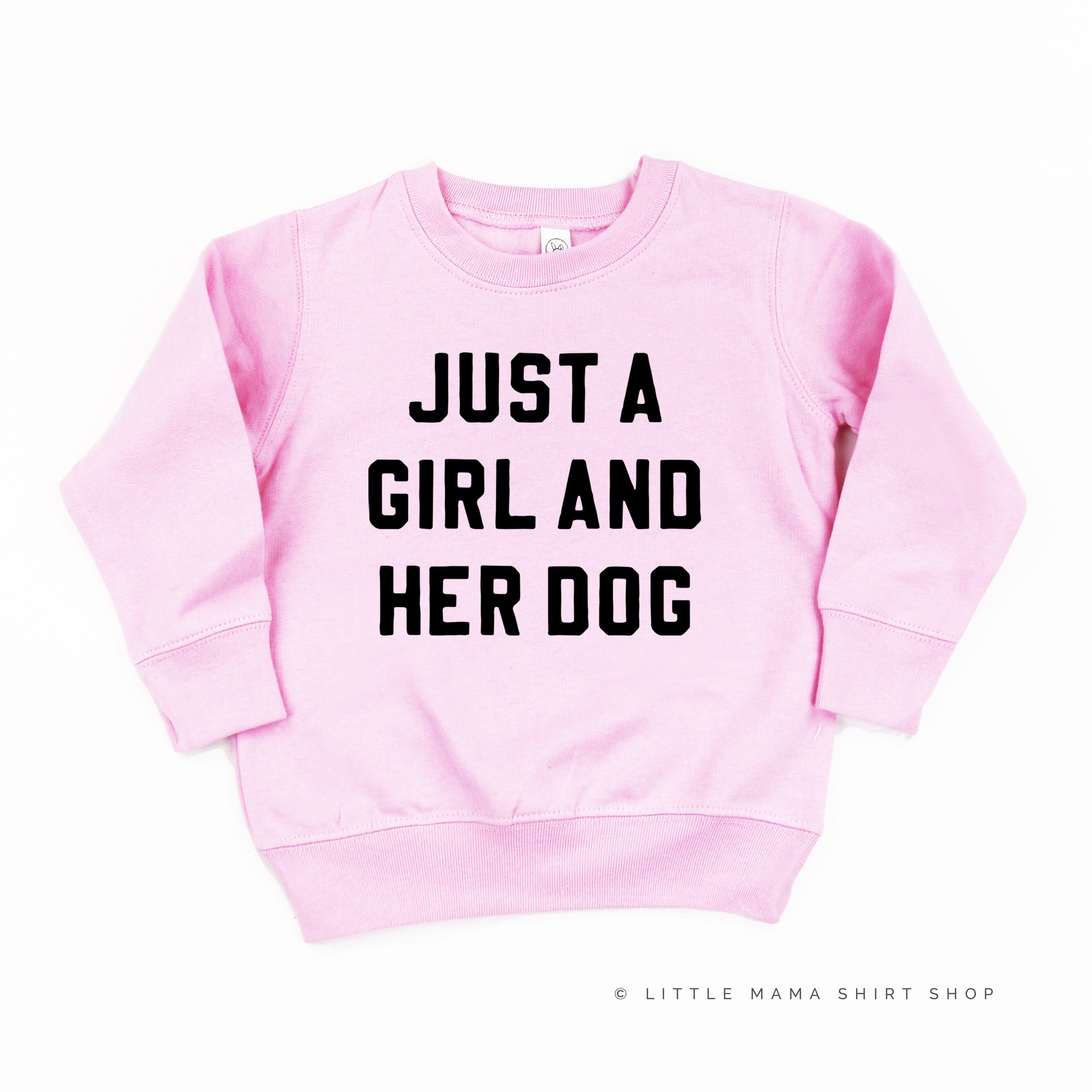 Just a Girl and Her Dog - Child Sweater