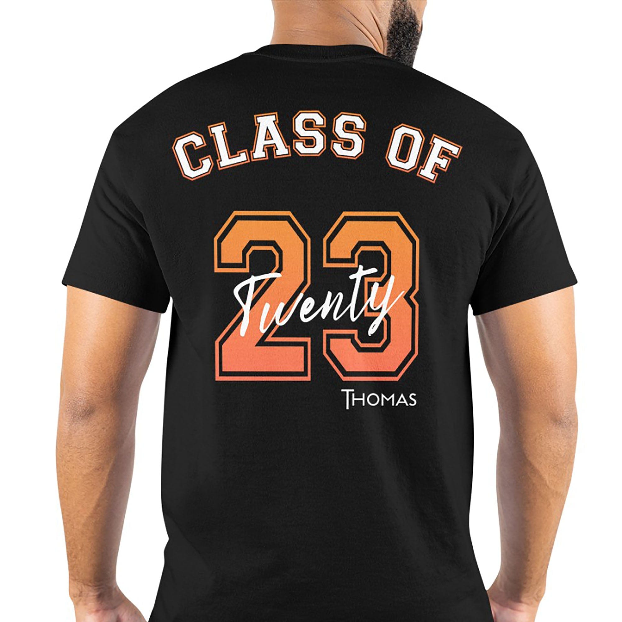 Class Of 2023 Personalized Custom Backside Shirt C394