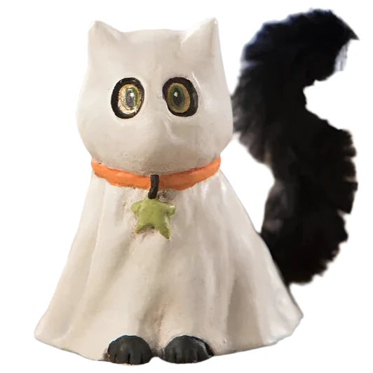 Halloween Casper Black Cat Mini Ghost by Bethany Lowe Designs