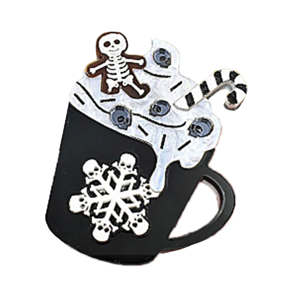 Gingerdead Latte Brooch by Cherryloco