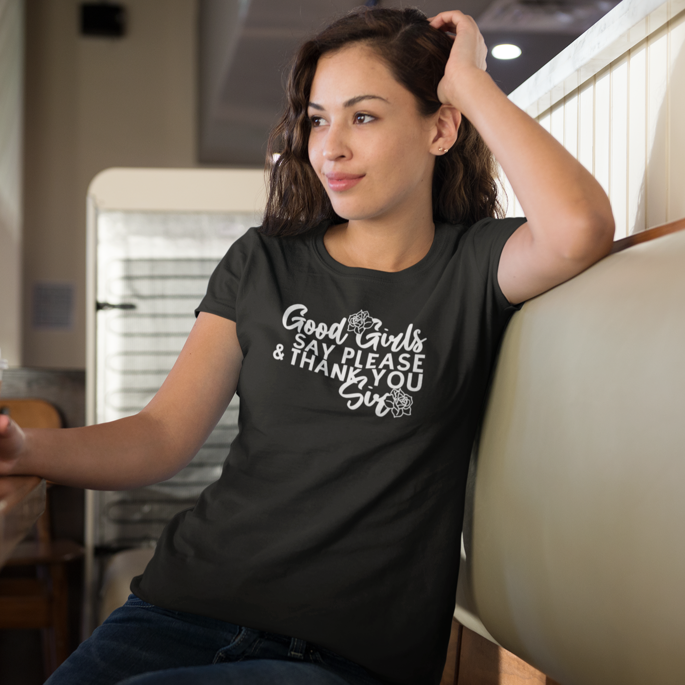 Good Girls Say Please &amp;amp; Thank You Sir Short-Sleeve Unisex T-Shirt