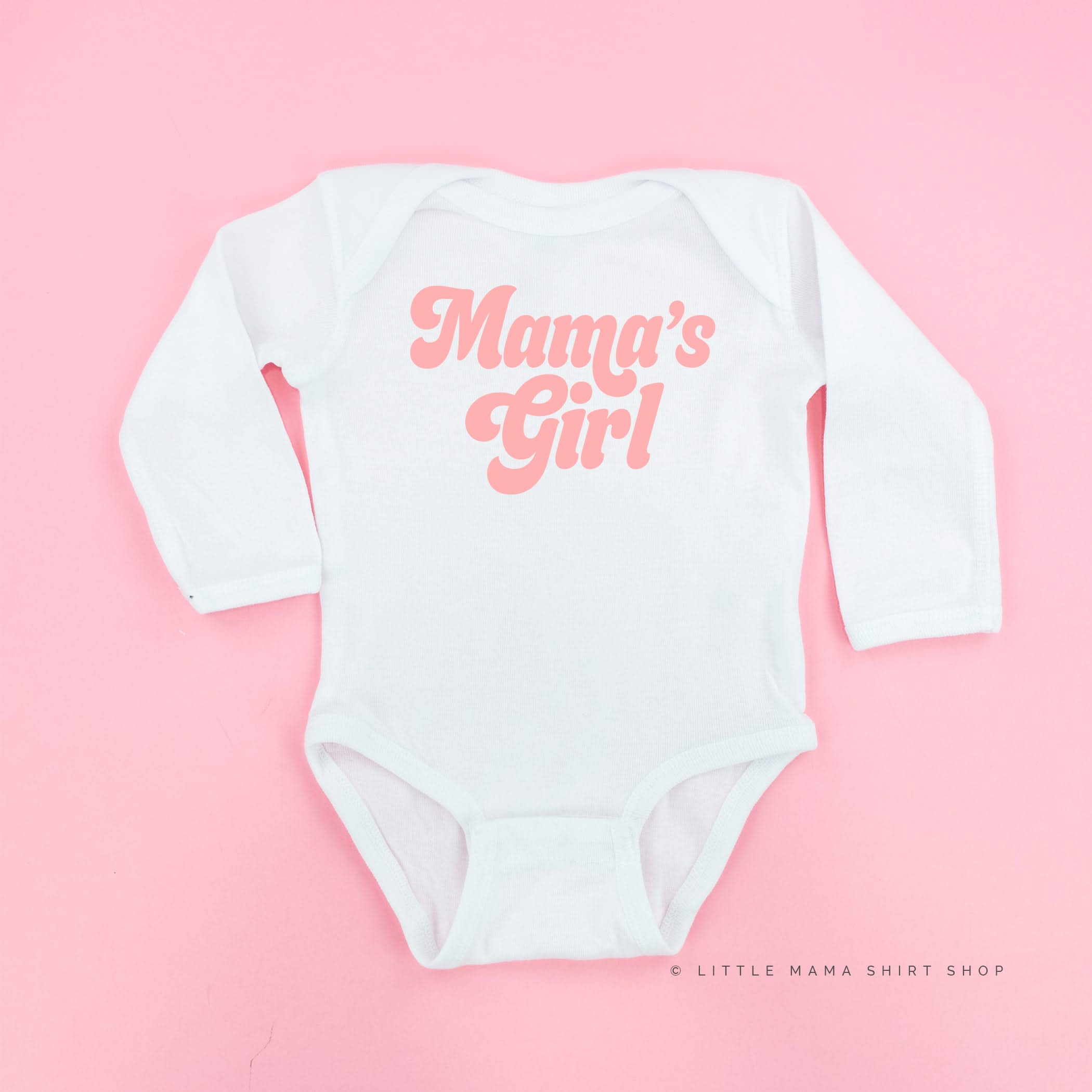 Retro Mama&amp;#39;s Girl - Child Long Sleeve Tee