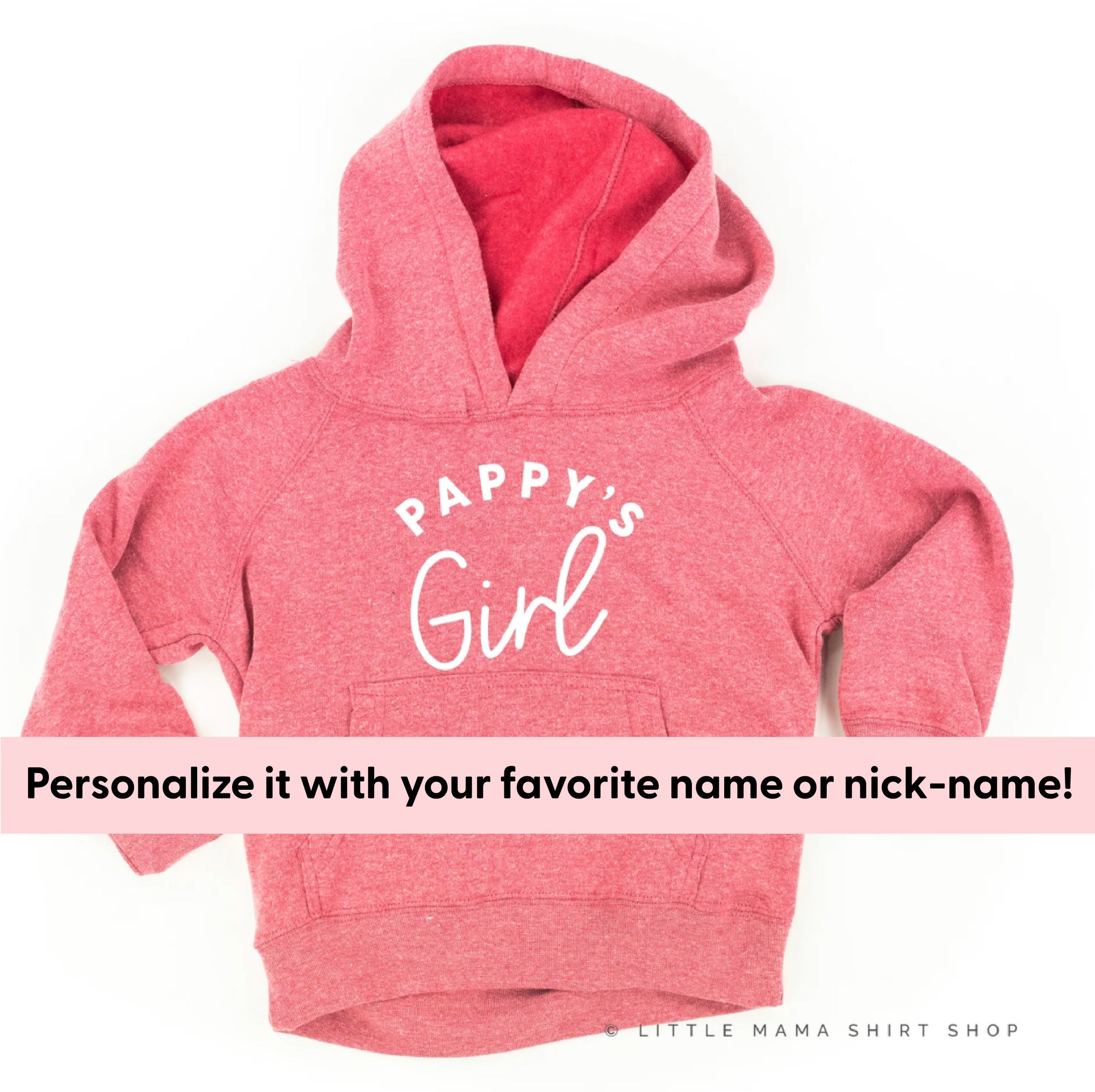Custom Name&amp;#39;s Girl - (PERSONALIZE IT!) - Child Hoodie