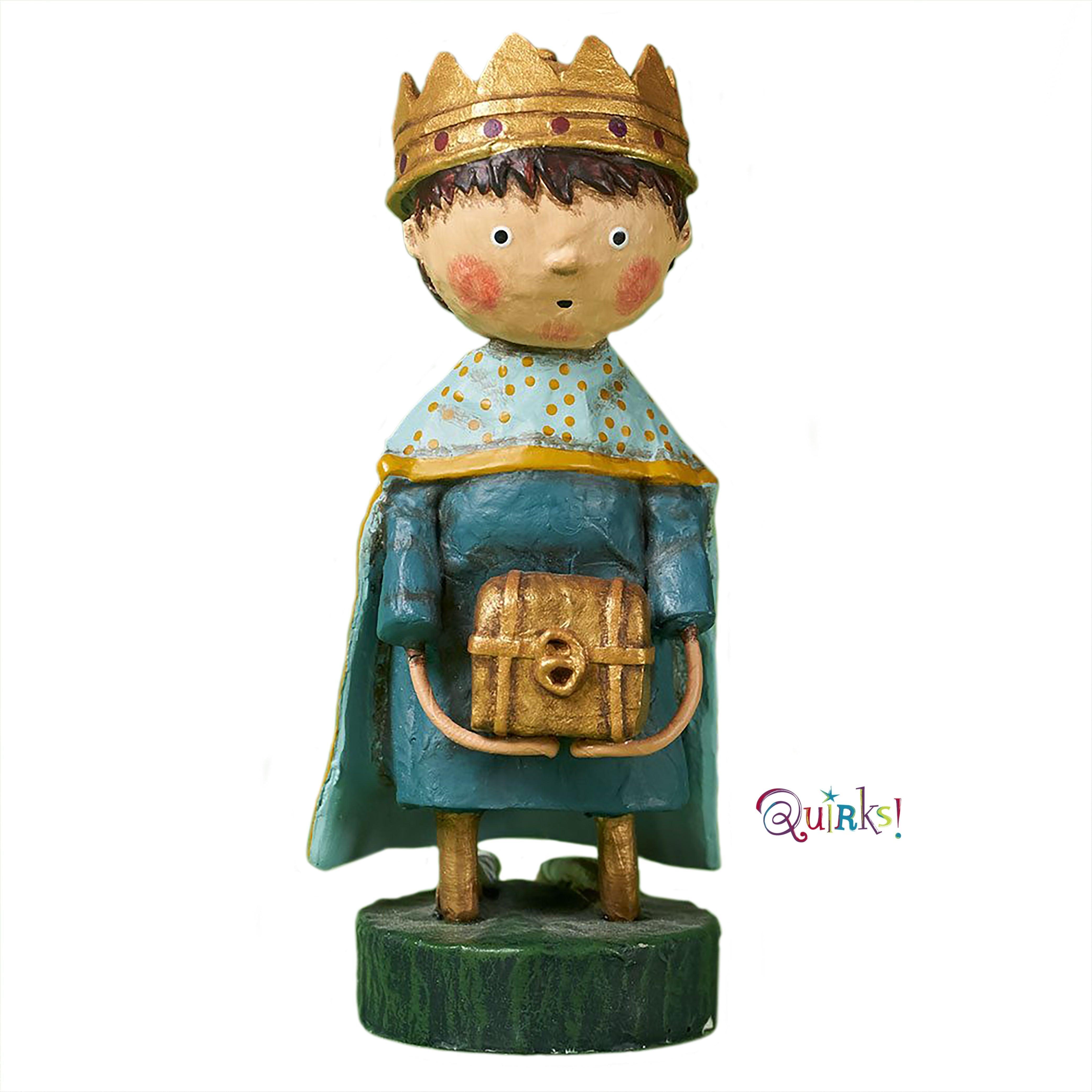 Giver of Gold Wise Man - Lori Mitchell Nativity Figurine