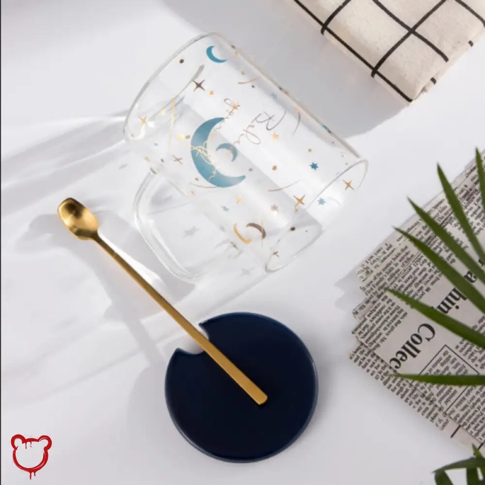 “Believe in Yourself” Glass Coffee Mug