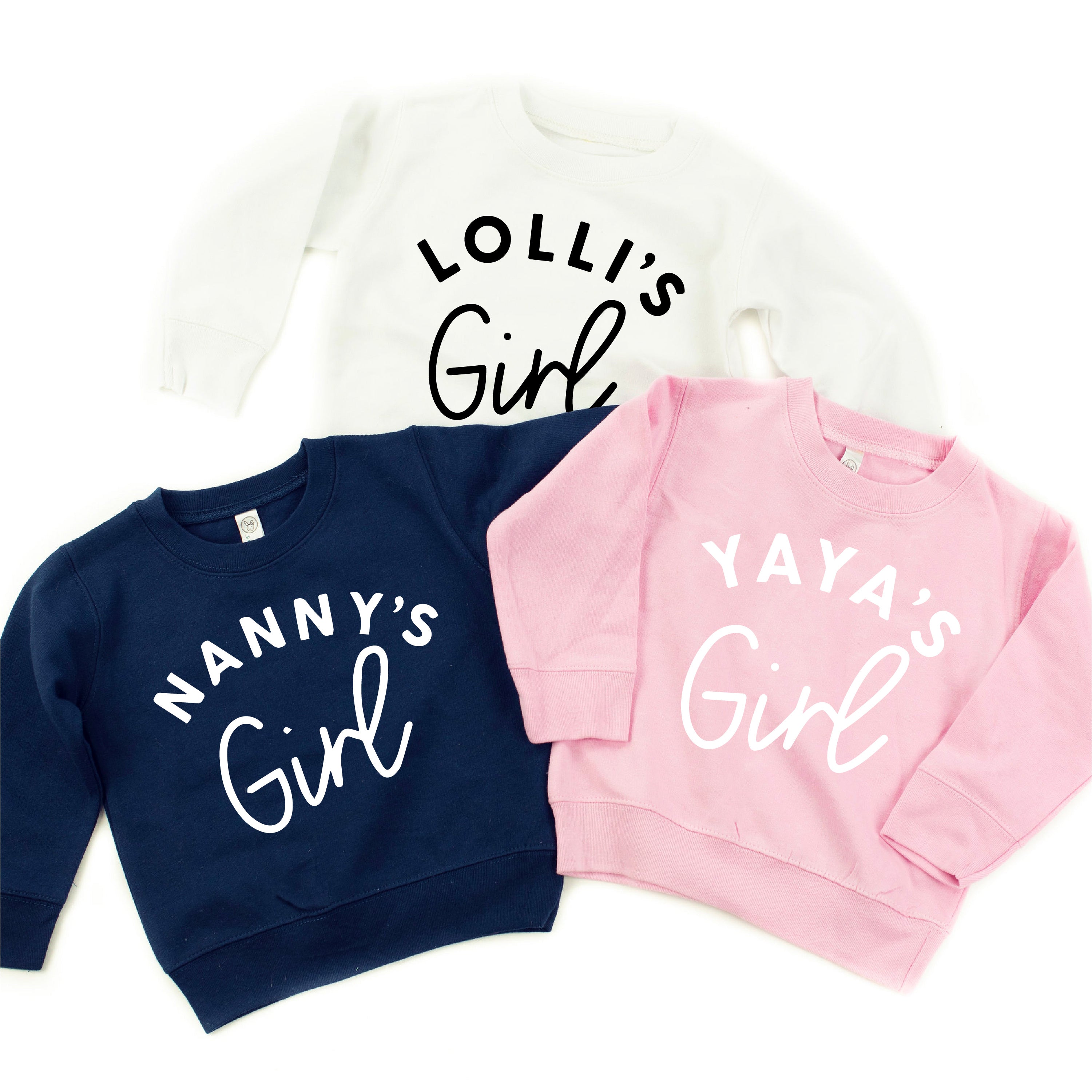 Custom Name&#39;s Girl - (PERSONALIZE IT!) - Child Sweater