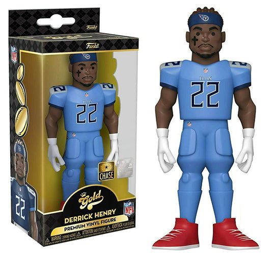 Funko Gold Series 5&amp;quot; Derrick Henry (Blue, NFL) **Chase**
