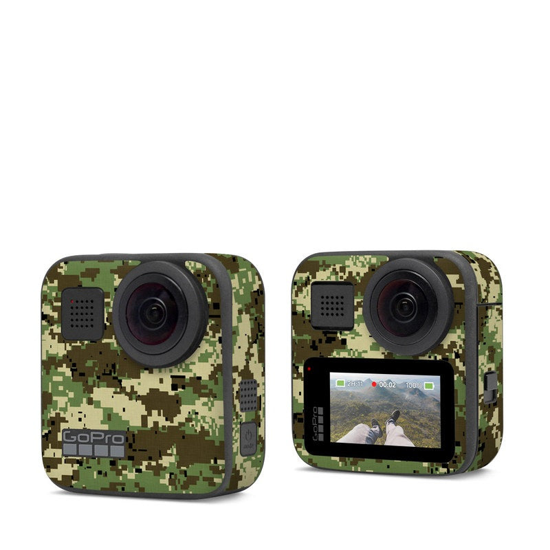 DIGITAL WOODLAND CAMO - GOPRO MAX SKIN