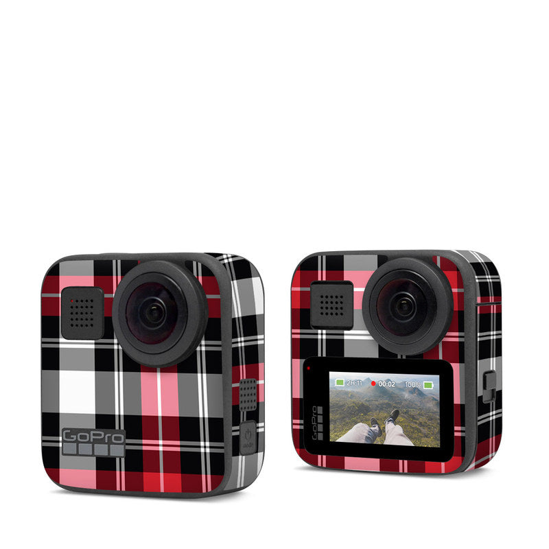 Red Plaid - GoPro Max Skin