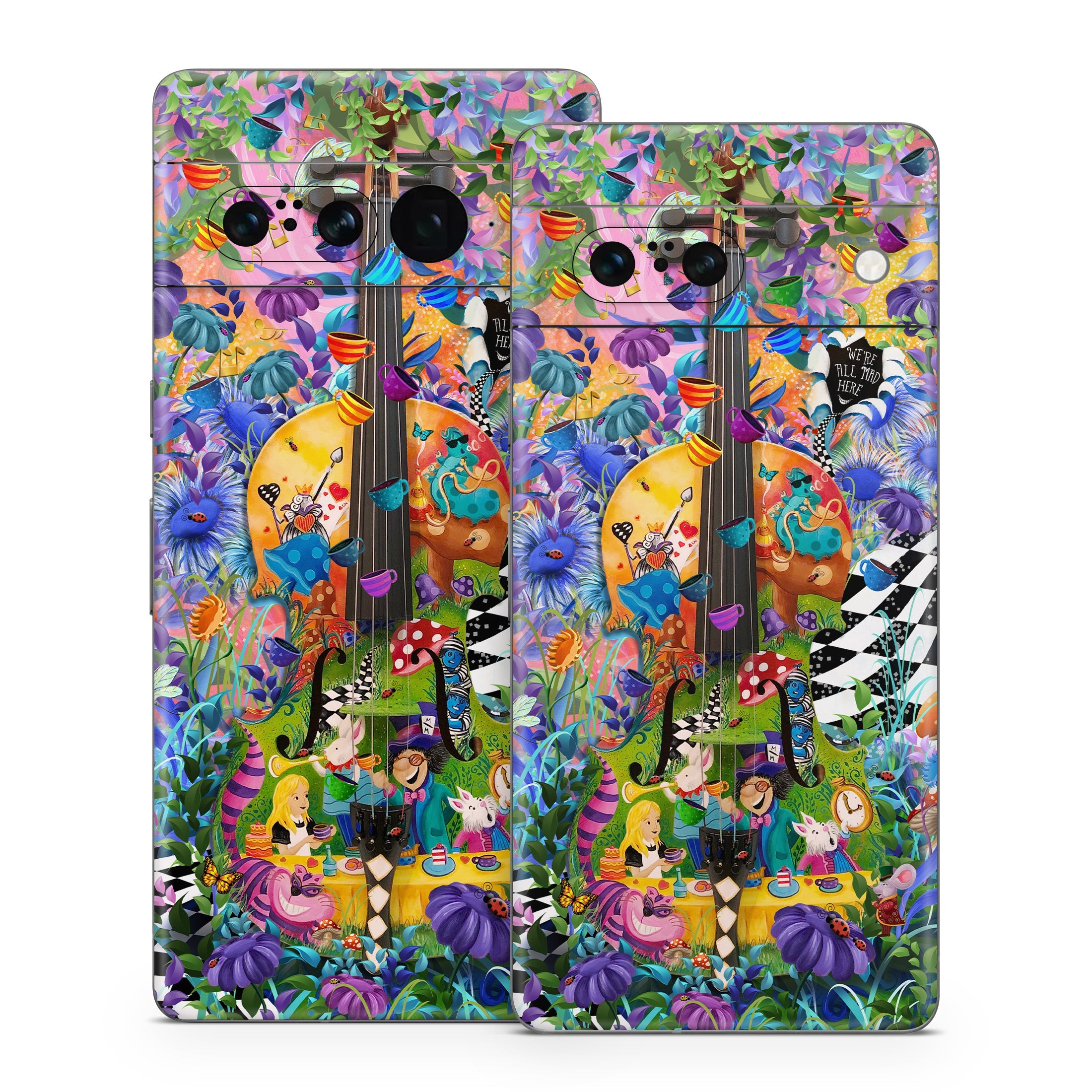Alice&amp;#39;s Wonderland Tea Party - Google Pixel 7 Skin