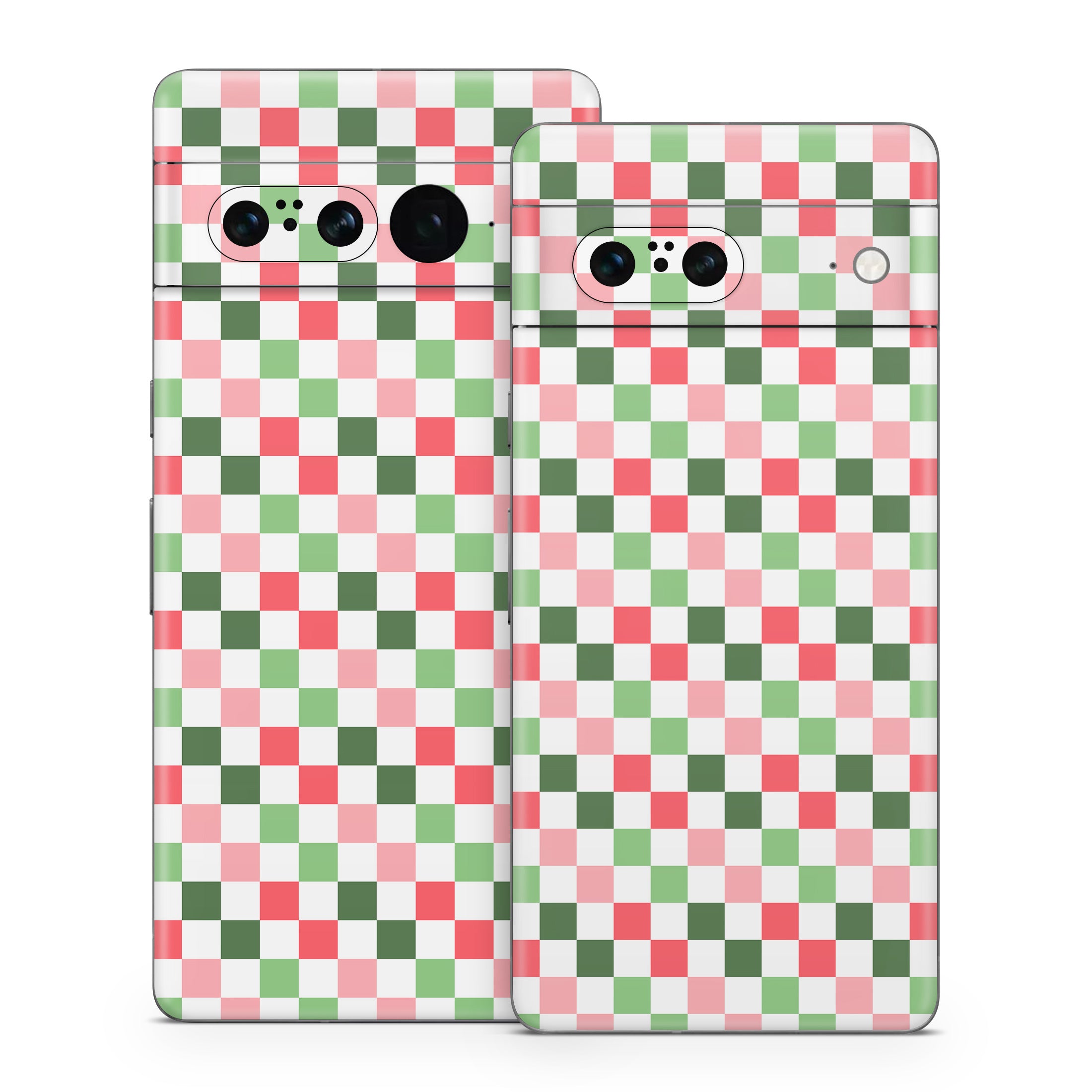 Christmas Checkers - Google Pixel 7 Skin