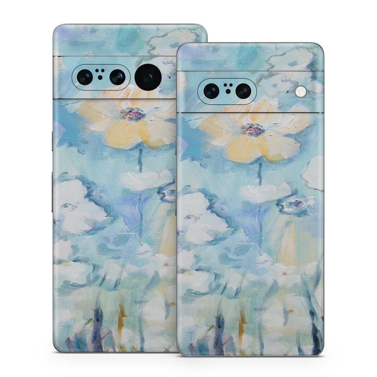 White &amp;amp; Blue - Google Pixel 7 Skin