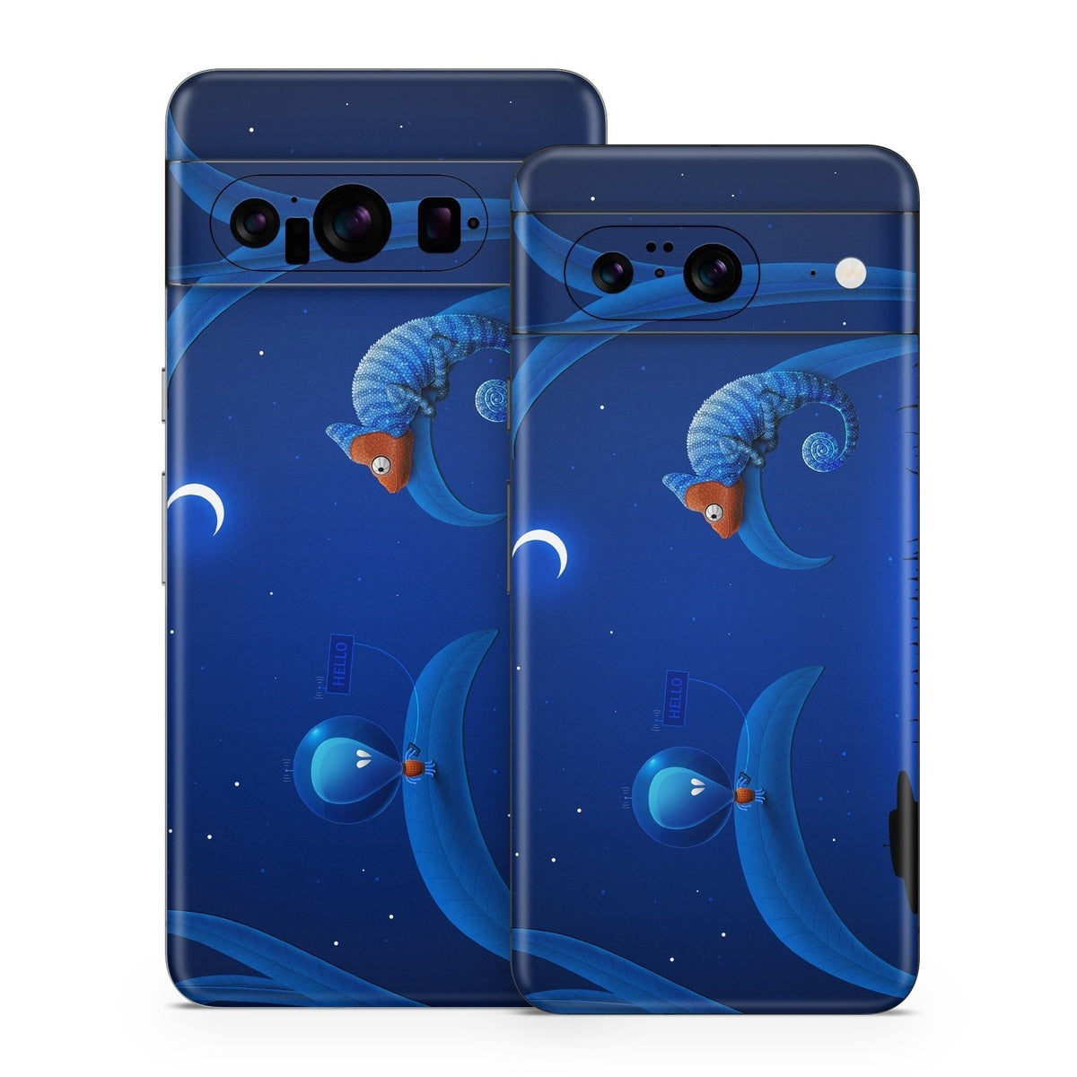 Alien and Chameleon - Google Pixel 8 Skin