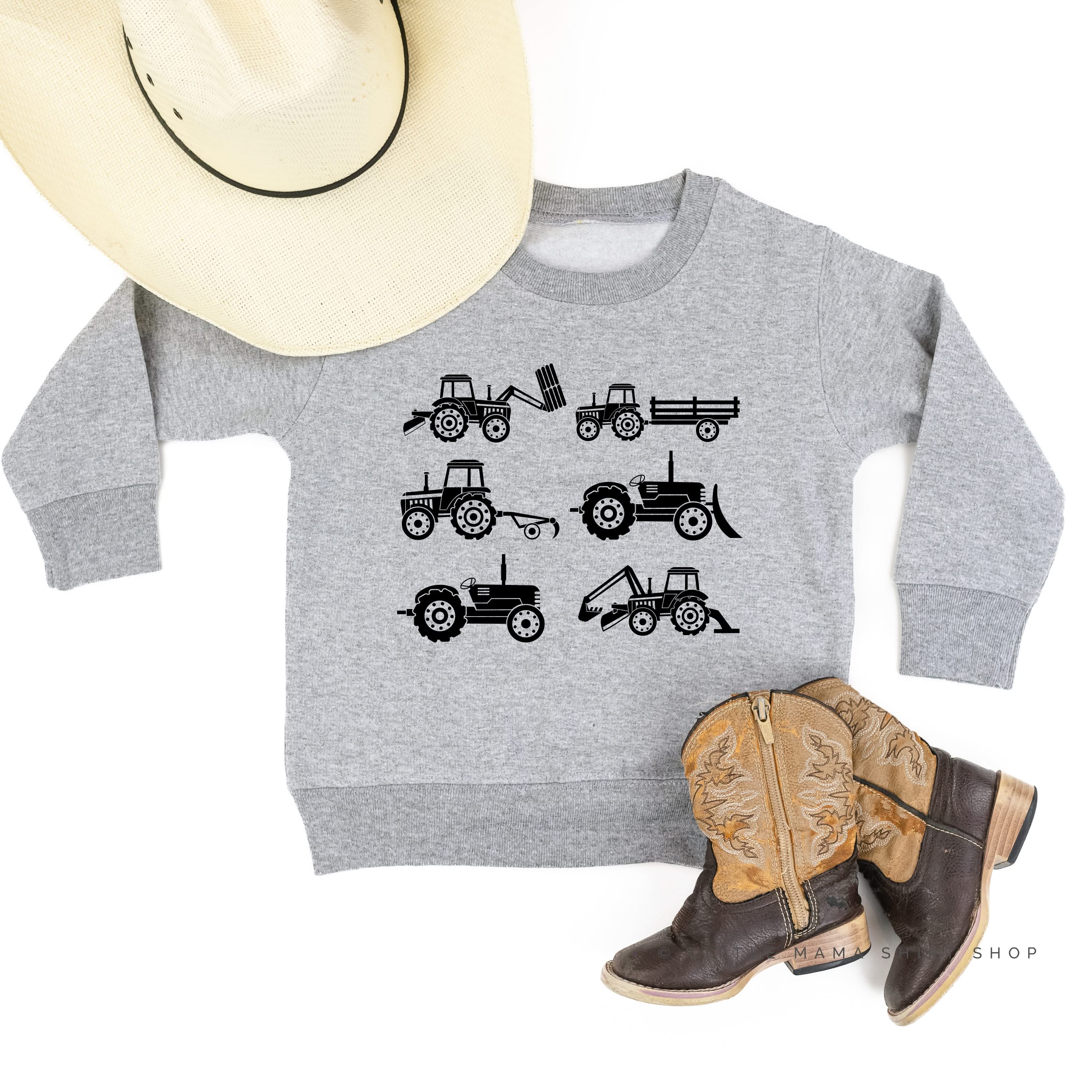 6 Tractors - Child Sweater