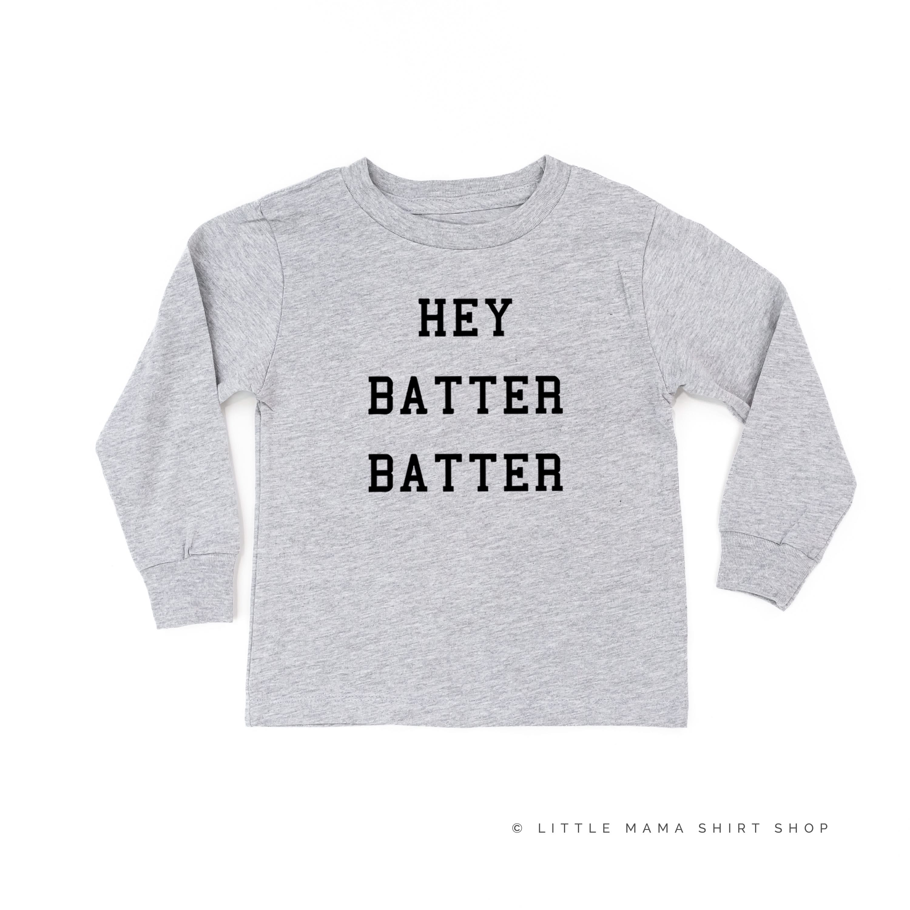 Hey Batter Batter - Child Long Sleeve Tee