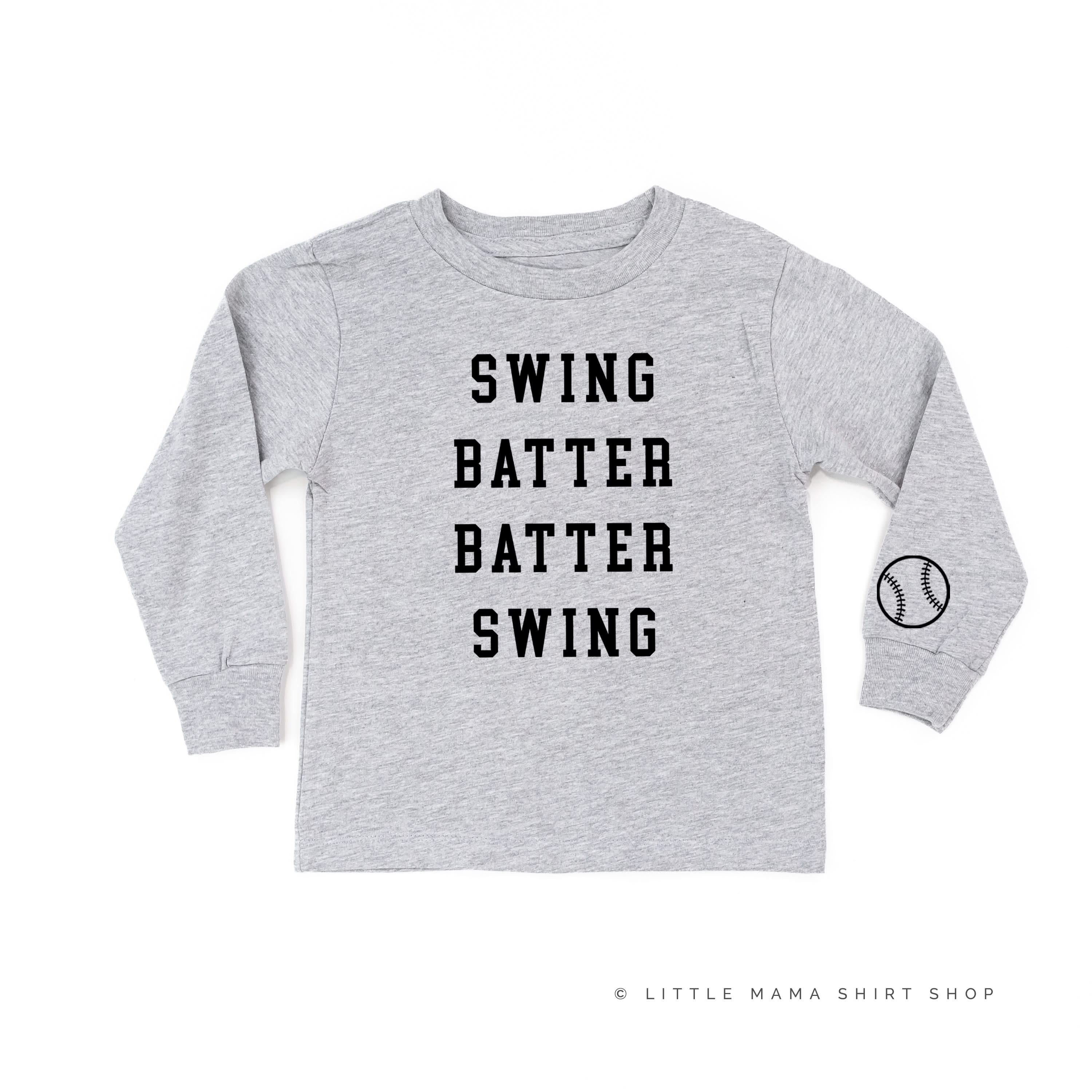 Swing Batter Batter Swing (wd) - Child Long Sleeve Tee