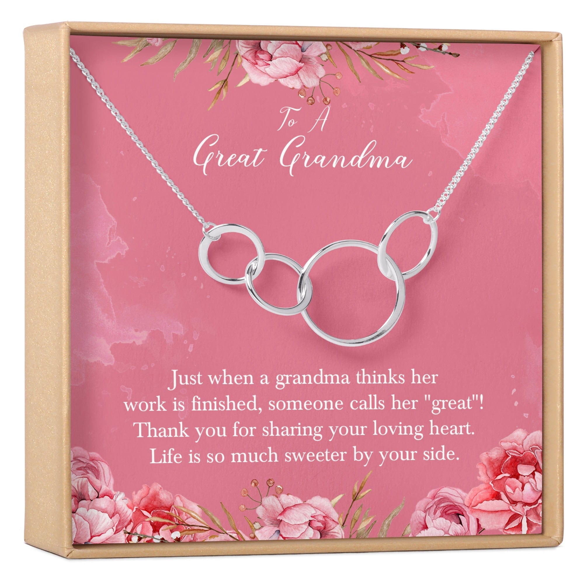 Great Grandmother Gift Necklace