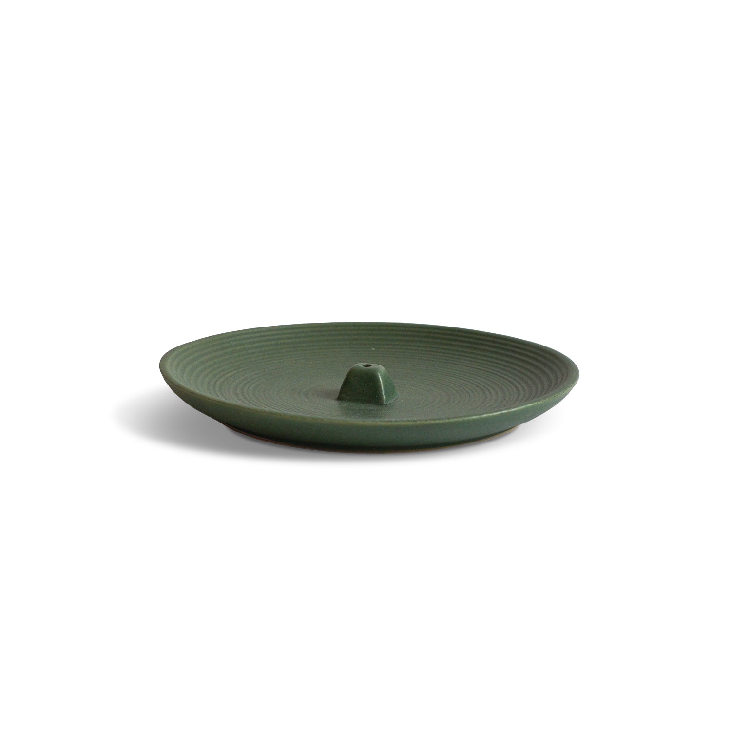 Green Ceramic Incense Holder Plate